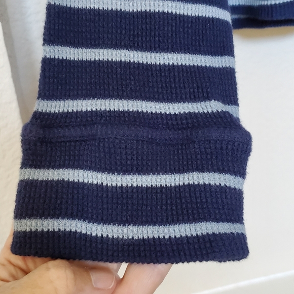 Pact 100% Orangic Cotton Waffle Knit Cowl Neck Pullover.  Size Large - Picture 4 of 7